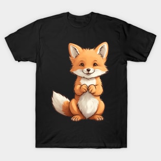 Cute Little Smiling Fox T-Shirt